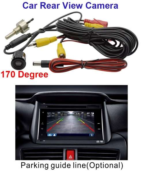 HD Wide Angle Car Rear View Reverse Parking Camera with CCD Technology. Collections allowed