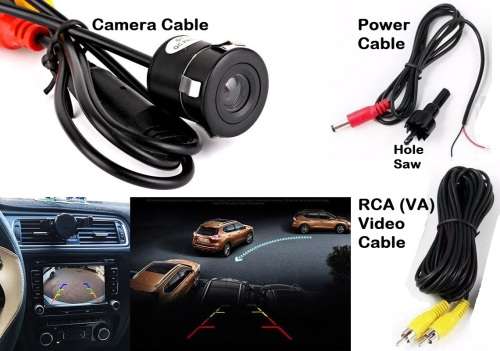 HD Wide Angle Car Rear View Reverse Parking Camera with CCD Technology. Collections allowed