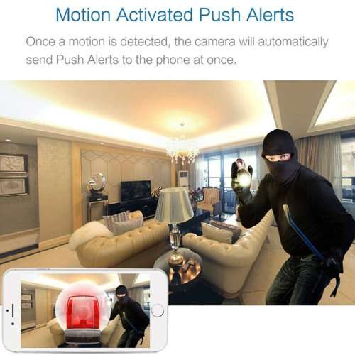 WiFi Miniature Spy HD Camera. Portable with Night Vision, Motion Sensor and more Collections Allowed