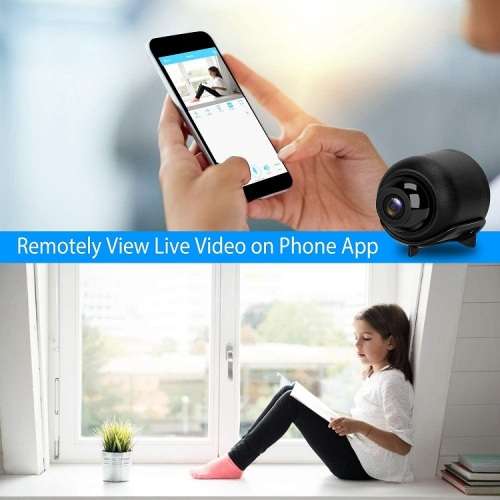 Mini WiFi Spy HD Camera. Portable with Night Vision, Motion Sensor and more Collections allowed
