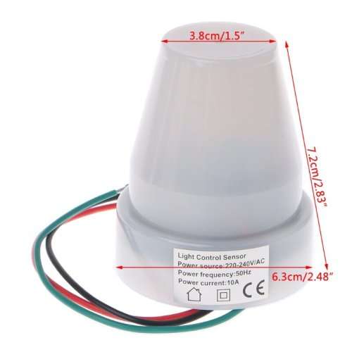 Day Night Adjustable Sensor / Switch / Detector Auto Control Unit 220Volts 10A. Collections Allowed.