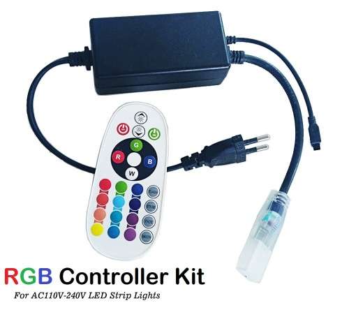 MultiColour RGB LED Wireless 15A Controller and Remote for 220V LED Strip Light. Collections Allowed