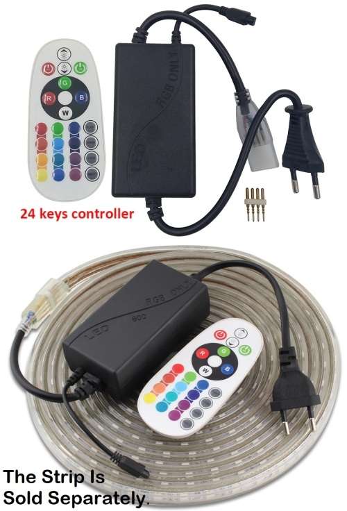 MultiColour RGB LED Wireless 15A Controller and Remote for 220V LED Strip Light. Collections Allowed