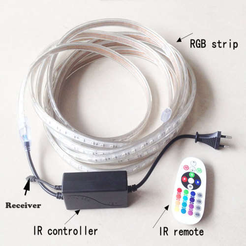 MultiColour RGB LED Wireless 15A Controller and Remote for 220V LED Strip Light. Collections Allowed