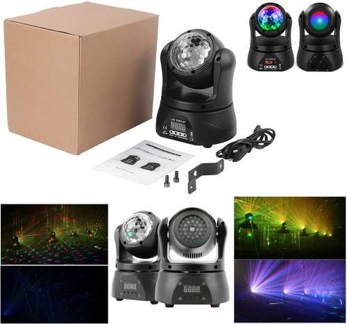 Professional RGBW LASER Disco Moving Head DBL Sided DMX512 Stage DJ Party Light. Collections Allowed