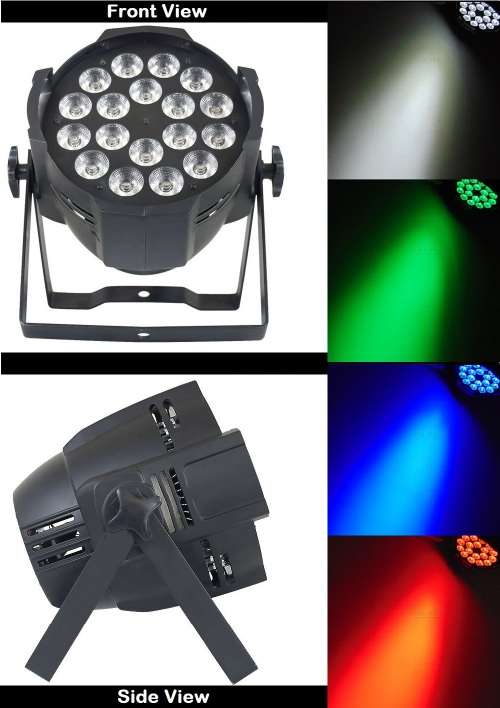 Professional Disco Stage DJ Party Wash LED Light DMX512 PARCAN 6in1 RGBWA. Collections Are Allowed.