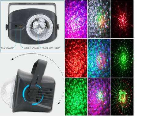 Professional Disco Stage DJ Party Flame Laser LED Light. Stunning Show. Collections Are Allowed