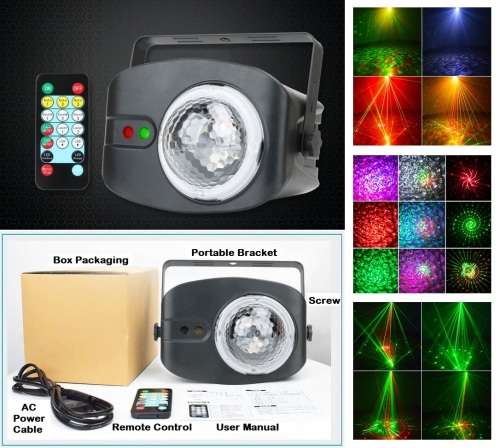 Professional Disco Stage DJ Party Flame Laser LED Light. Stunning Show. Collections Are Allowed
