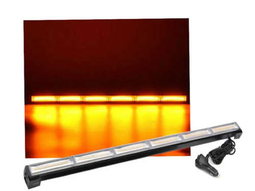Amber Orange Yellow Emergency Vehicle Flash Warning LED Strobe Light Bar. Collections allowed.