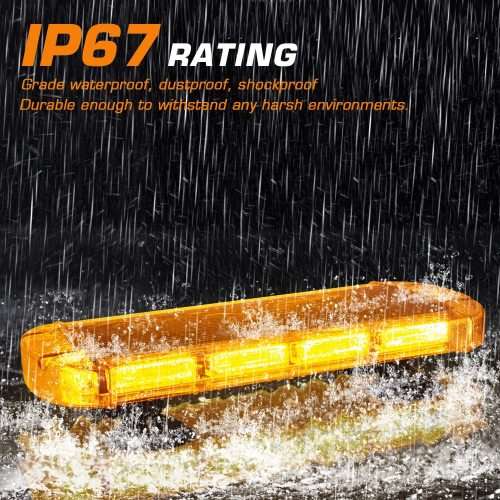Construction Vehicle Roof Top Emergency Hazard Warning Strobe Flash Light Bar. Collections Allowed.