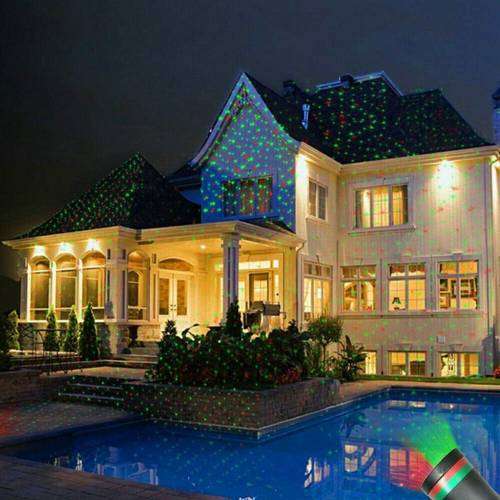 Laser Stage Disco Party Holographic Light Projector, Landscape Garden Outdoor. Collections allowed