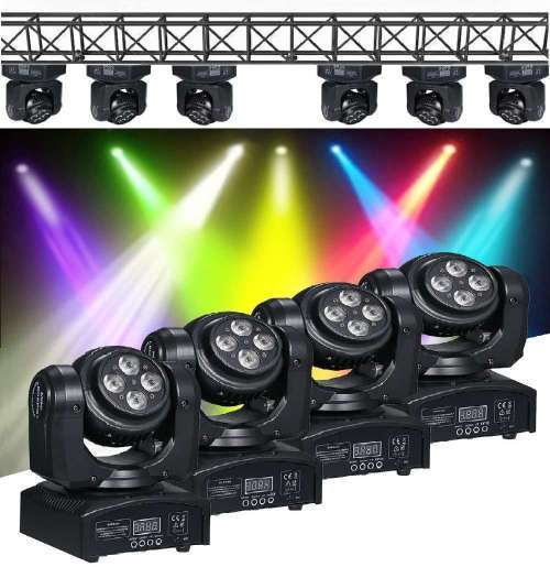 Professional Double Faced Disco Moving Head DMX512 Stage, DJ Party Light. Collections Are Allowed.