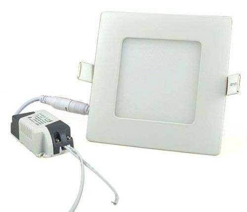 LED Panel Ceiling Lights: 3W Square 220V Complete with Fittings and Driver/PSU. Collections allowed