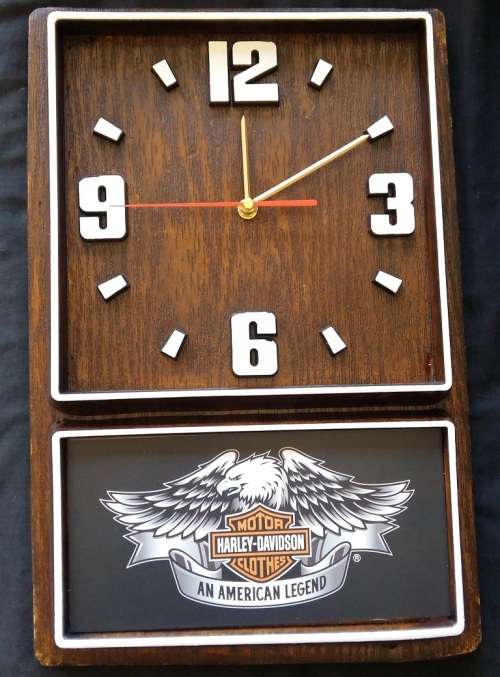 Harley Davidson Motor Cycles Box Clock. Brand New Product. Collections are allowed.