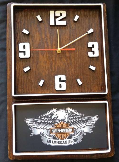 Harley Davidson Motor Cycles Box Clock. Brand New Product. Collections are allowed.
