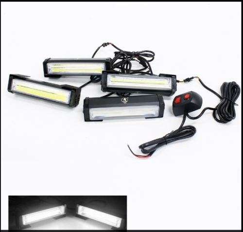 Cool White 4in1 Vehicle LED Strobe Flash Light Bar Kit. Collections allowed.