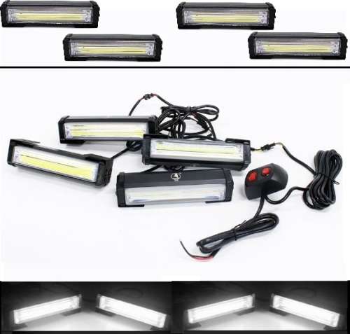 Cool White 4in1 Vehicle LED Strobe Flash Light Bar Kit. Collections allowed.
