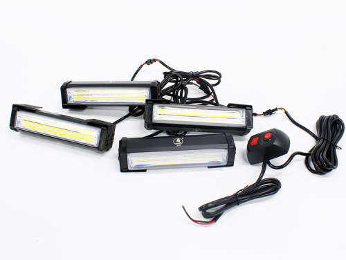Cool White 4in1 Vehicle LED Strobe Flash Light Bar Kit. Collections allowed.