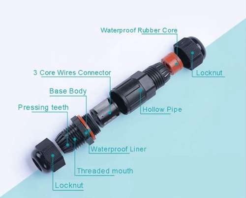Waterproof Electrical Cable Wire Connector: Waterproof Type 4mm Cable Diameter. Collections Allowed.