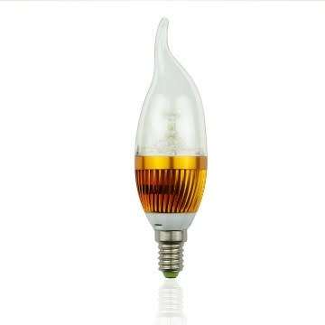 LED Candle Design Light Bulbs: Hi Output Lumens 3W 220V Pig Tail. Collections are allowed.
