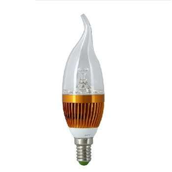 LED Candle Design Light Bulbs: Hi Output Lumens 3W 220V Pig Tail. Collections are allowed.