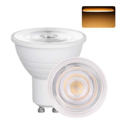 6W GU10 AC185~265V Warm White COB LED Downlights. Wide Beam Angle Light Bulbs. Collections Allowed.