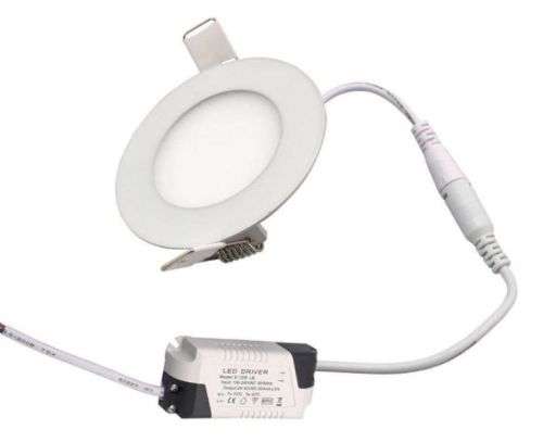 6W 220V LED Panel Ceiling Lights Complete with Fittings and Driver / PSU. Collections are allowed.