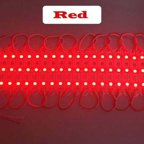 LED Light Modules: Waterproof Triple SMD5050 in RED Colour. Collections are allowed.