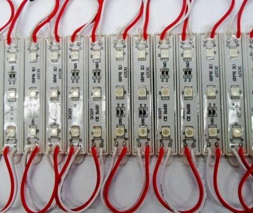 LED Light Modules: Waterproof Triple SMD5050 in RED Colour. Collections are allowed.