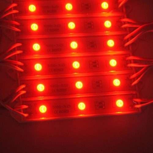 LED Light Modules: Waterproof Triple SMD5050 in RED Colour. Collections are allowed.