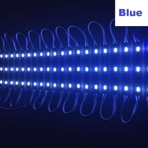 LED Light Modules: Waterproof Triple SMD5050 in Blue Colour. Collections are allowed.