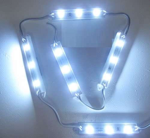 LED Light Modules: Waterproof Triple SMD5050 in Cool White. Collections are allowed.