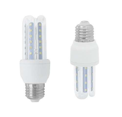 LED Light Bulbs: Glass Covered Corn U-Shape Eenergy Saver 220V In E27 and B22. Collections allowed