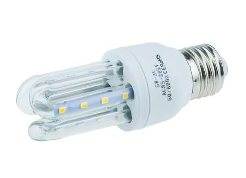 LED Light Bulbs: Glass Covered Corn U-Shape Eenergy Saver 220V In E27 and B22. Collections allowed