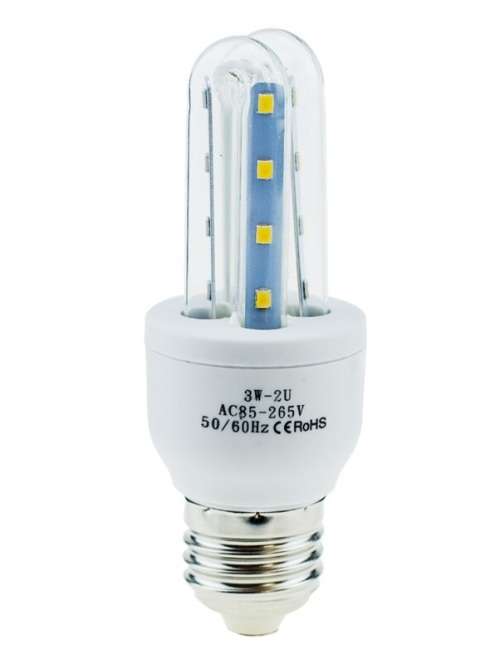 LED Light Bulbs: Glass Covered Corn U-Shape Eenergy Saver 220V In E27 and B22. Collections allowed