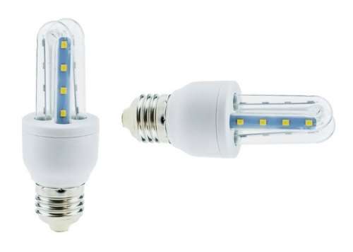 LED Light Bulbs: Glass Covered Corn U-Shape Eenergy Saver 220V In E27 and B22. Collections allowed