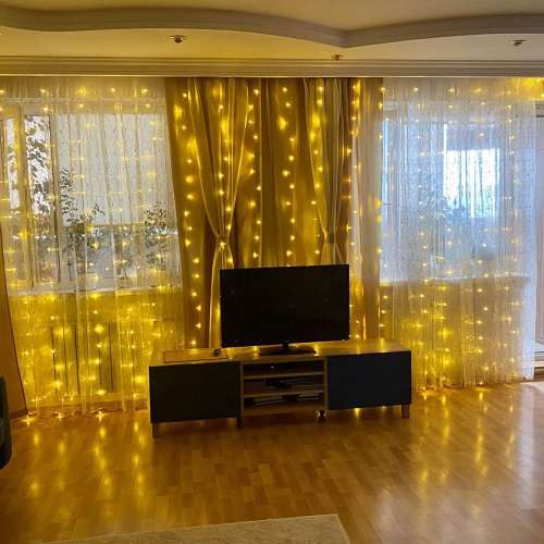 LED Decorative Fairy Curtain Lights Waterproof 220V AC in Warm White. Collections are allowed.