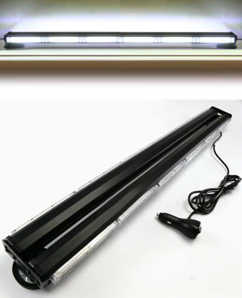 Strobe Flash Magnetic Mounted Double Side Cool White LED Light Bar 900mm. Collections Are Allowed.