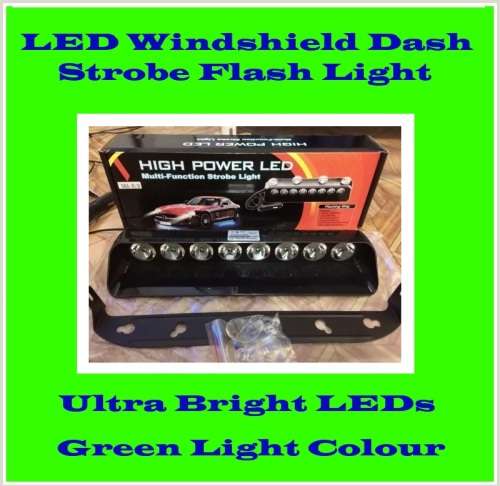 LED Vehicle Windscreen Dashboard Strobe Flash Dash Light Bar. Very Long Version. Collections Allowed