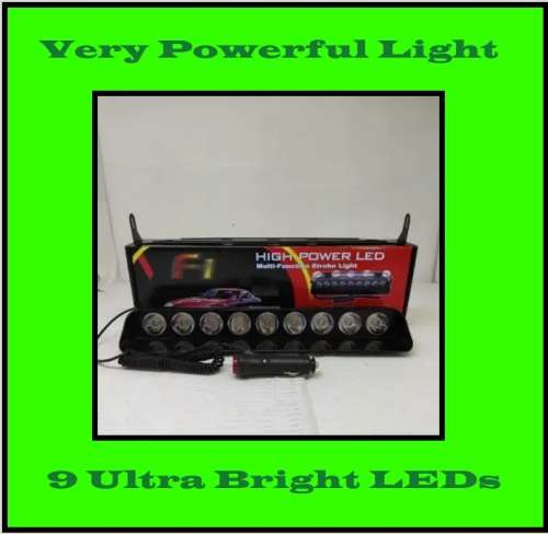 LED Vehicle Windscreen Dashboard Strobe Flash Dash Light Bar. Very Long Version. Collections Allowed