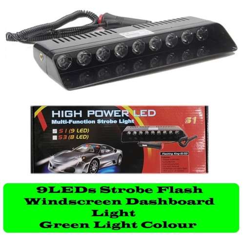 LED Vehicle Windscreen Dashboard Strobe Flash Dash Light Bar. Very Long Version. Collections Allowed