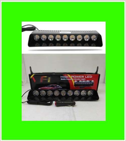 LED Vehicle Windscreen Dashboard Strobe Flash Dash Light Bar. Very Long Version. Collections Allowed