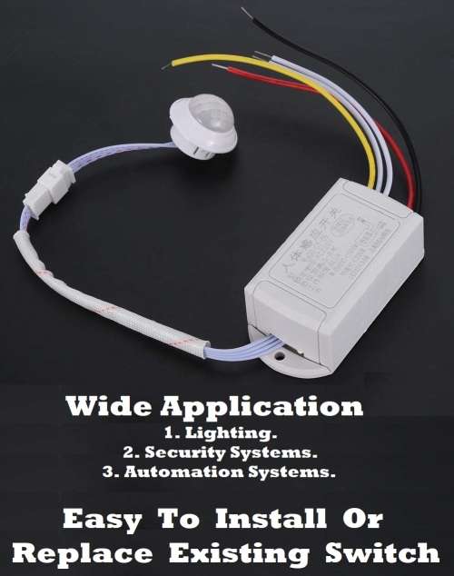 Special Offer: Infrared Tech Based Automatic Motion Sensor Induction Switch. Collections allowed