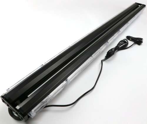 LED Double Sided Strobe Flash 900mm Emergency Light Bar Green Light Colour. Collections Are Allowed.