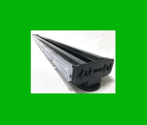 LED Double Sided Strobe Flash 900mm Emergency Light Bar Green Light Colour. Collections Are Allowed.