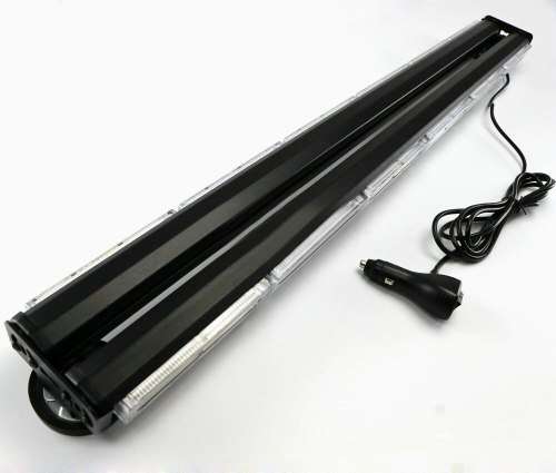 LED Double Sided Strobe Flash 900mm Emergency Light Bar Green Light Colour. Collections Are Allowed.