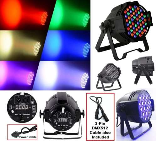 Professional Disco Stage DJ Party Wash LED Light DMX512 PARCAN RGBWA. Collections Are Allowed