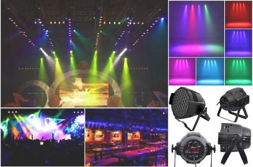 Professional Disco Stage DJ Party Wash LED Light DMX512 PARCAN RGBWA. Collections Are Allowed