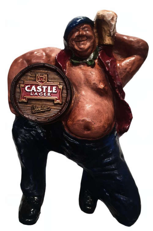 Giant Barrel Man Wall Mounted Pub/Bar Decor. CASTLE LAGER. Brand New Products.. Collections allowed.