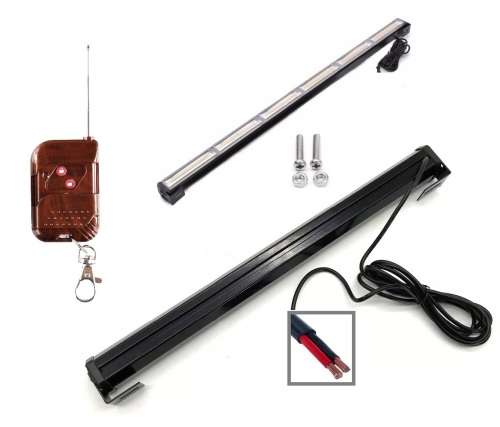 Cool White COB LED Vehicle Flash Strobe Light Bar. Remote Controlled. Collections Are Allowed